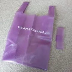DEAN & DELUCA　トートバッグ　ビニール　エコバッグ　パープル