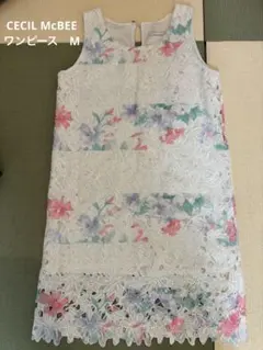 CECIL McBEE 花柄　ミニ丈　ワンピース　夏