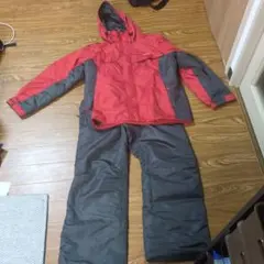 Мサイズ　IGNIO スキーウェア 赤 グレー