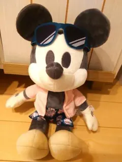 BIGミッキーマウス ぬいぐるみ サングラス付き 新品未使用