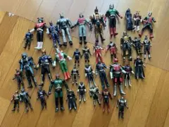 仮面ライダー　ソフビ人形等　36体セット