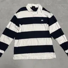 Canterbury ストライプ ボーダー ラガーシャツ