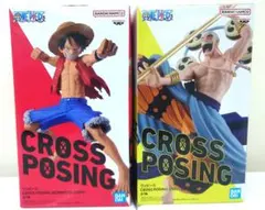 ワンピース CROSS POSINGフィギュア ルフィ & エネル 2体セット
