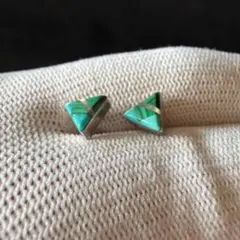 インレイワーク トライアングル ピアス 両耳用
