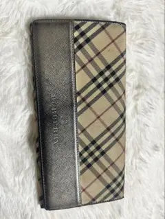 【希少品】BURBERRYバーバリー チェック柄 長財布
