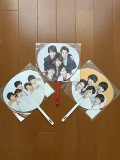 嵐　5×20 集合ミニうちわ3枚セット
