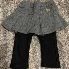 HOT BISCUITS ヘリンボーンスカート付きパンツ 80