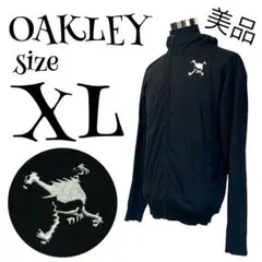 【美品✨️】【XL】OAKLEY 刺繍 ドクロ ゴルフジャケット メンズ