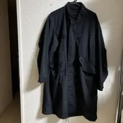 【新品】GU オーバーサイズモッズコート 黒　M