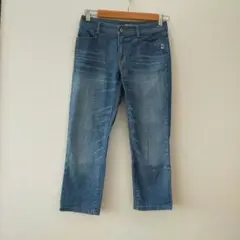 ​23区 オンワード樫山 デニム ジーンズ パンツ クロップド 32 XS相当のサムネイル