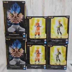 ドラゴンボール超 ゴジータ 孫悟空 ベジータ フィギュア 6点セット