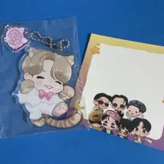 BTS SUGA ユンギ センイルカフェイベント アクリルキーホルダー メモ