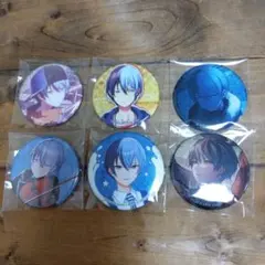 プロセカ 青柳冬弥 グリッター缶バッジ ホワイトデー vol.12C