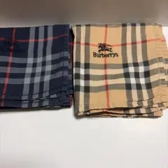 Burberrys チェック柄ハンカチ 2枚セット