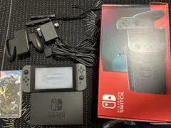 Nintendo Switch 本体　箱付き　モンハン付き　初期化済み