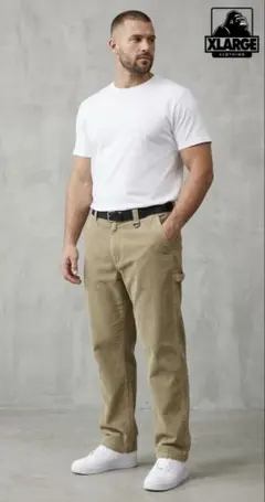 XLARGE USA製 コーデュロイパンツ ベージュ 32インチ ベージュ