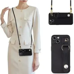 【新品未使用】iPhone 14Pro ショルダーケース 6.1インチ ブラック