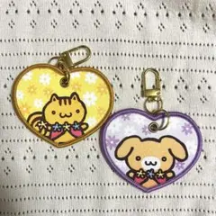 ダイソー ポムポムプリン タグキーホルダー パウダー タルト スコーン