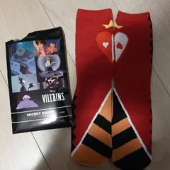 ディズニー ヴィランズ シークレットソックス ハートの女王