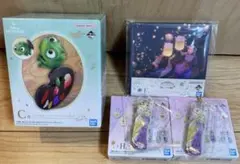 一番くじ　ディズニープリンセス C賞 シーンピクシーフィギュア４点セット