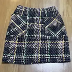 INDEX お洒落スカート　チェック柄 タイトスカート　（スカートのみ）