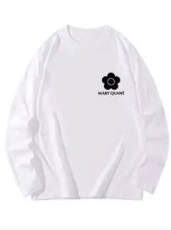 MARY QUANT ホワイト 長袖Tシャツ L