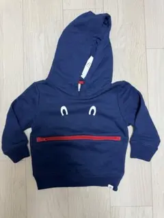 【未使用】babyGAP パーカー 100cmネイビー モンスター/シャーク風