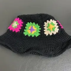 ロデオクラウンズ クロシェハット ニット バケットハット クロシェニットのサムネイル