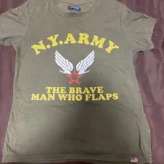 T-GRAPHICS N.Y.ARMY Tシャツ カーキのサムネイル