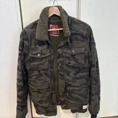 迷彩柄 フリースライニングジャケット