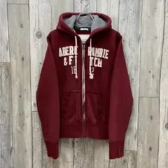 Abercrombie & Fitch 肉厚 スウェット ジップ パーカー M