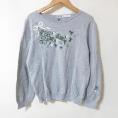 美品　Afternoon Tea 　グレー　ニット　セーター　■　C628