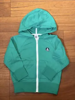 プチバトー　90サイズ　パーカー　グリーン