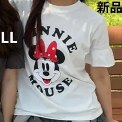 新品・タグ付 Disney /SENA ミニーマウス 半袖 袖フリルT LLのサムネイル