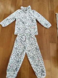 動物柄フリースパジャマセット 女の子 120cm