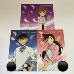 名探偵コナン コナンストアARポストカード 工藤新一 毛利蘭 灰原哀 4枚セット