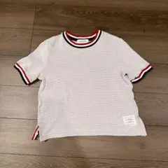 トムブラウン！THOM BROWNE ワッフル 半袖 Tシャツ　44のサムネイル