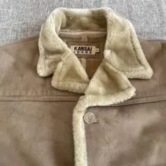 KANSAI JEANS フェイクムートンジャケット LL