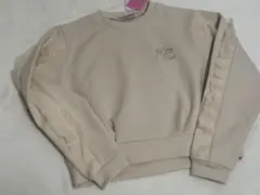 新品★メゾピアノジュニア★チュールフリル付★ショート丈トレーナー★160