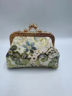 【ハンドメイド】 がま口ポーチ #669