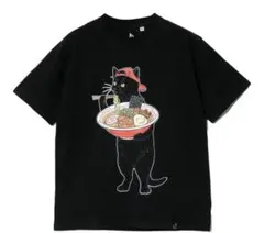 ゴースローキャラバン 中華そば ラーメン　猫 Tシャツ サイズ3のサムネイル