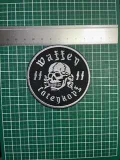 アイロンワッペン★SS★スカル★親衛隊★丸