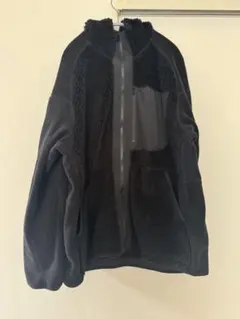 美品！ユニクロ×ホワイトマウンテニアリング フリースフルジップパーカー XL黒