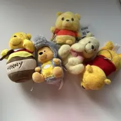 くまのプーさん マスコット 5体セット