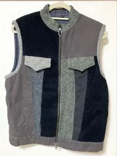 【KarlHelmt×HarrisTweed】メンズ ベストのサムネイル