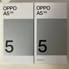 OPPO A5 5G 本体 ホワイト 2台セット 128GB まとめ売り - メルカリ