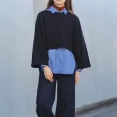 ユニクロ U ブラック ニット Sサイズ