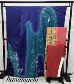振り袖　フルセット　有名メーカー　別誂長襦袢　成人式　結婚式　金彩加工　798