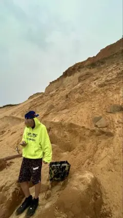 stingwater フード付きパーカー ライムグリーン