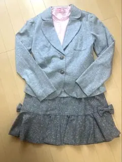 メゾピアノ4点セット フォーマル 160 165 L LL 卒服